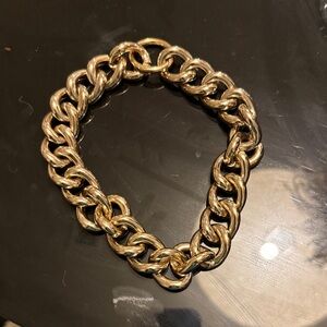 Chunky Gold Chain Choker Necklace